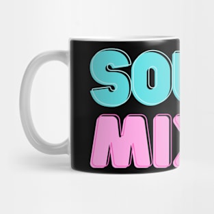 Front and Back Print: Sound mixer, I Make Waves Mug